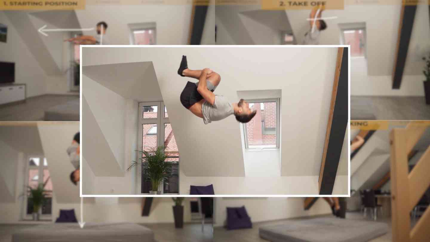 Backflipping Flipping Art Courses - Level One